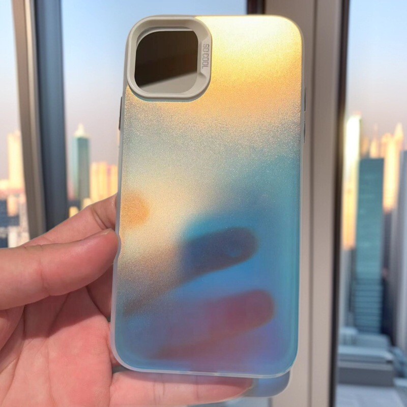 纯色镭射适用苹果17Promax手机壳个性元气壳iPhone16/15/14欧美13|undefined