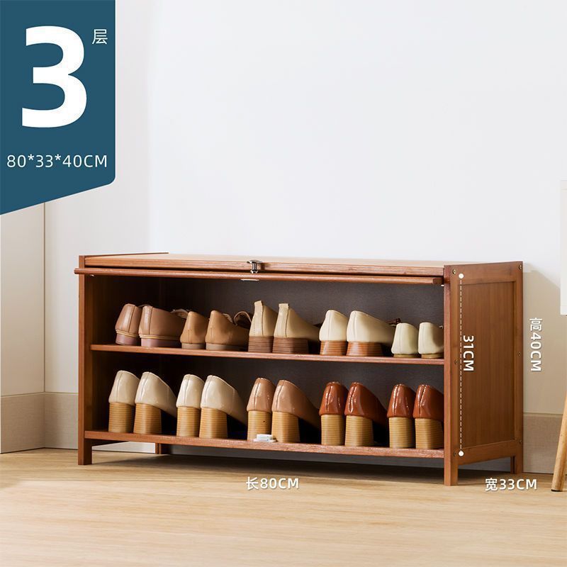 Fábrica directa puerta doméstica almacenamiento interior de gran capacidad ahorrar espacio gabinete de zapatos simple a prueba de polvo dormitorio de alquiler de vivienda