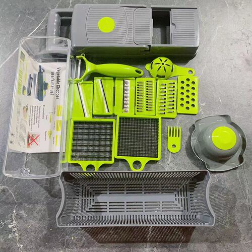New cross-border multi-functional chopper, manual slicer, shredder, grater, manufacturer at the source