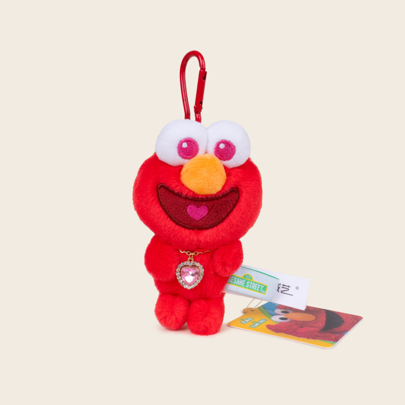 本物のセサミストリートぬいぐるみキーホルダーペンダントかわいい小さなペンダントギフト卸売クリエイティブ人形小さなギフト|undefined