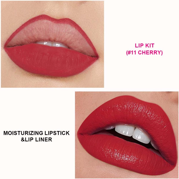 Moisturizing lipstick, lip pencil, set