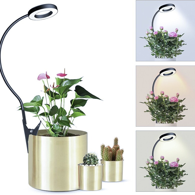 Led Potted Plant Light, Plant Light, Led Light, Flower Pot Clip-On Flexible Tube Light, Flower Stand Light, Full Led Plant Light