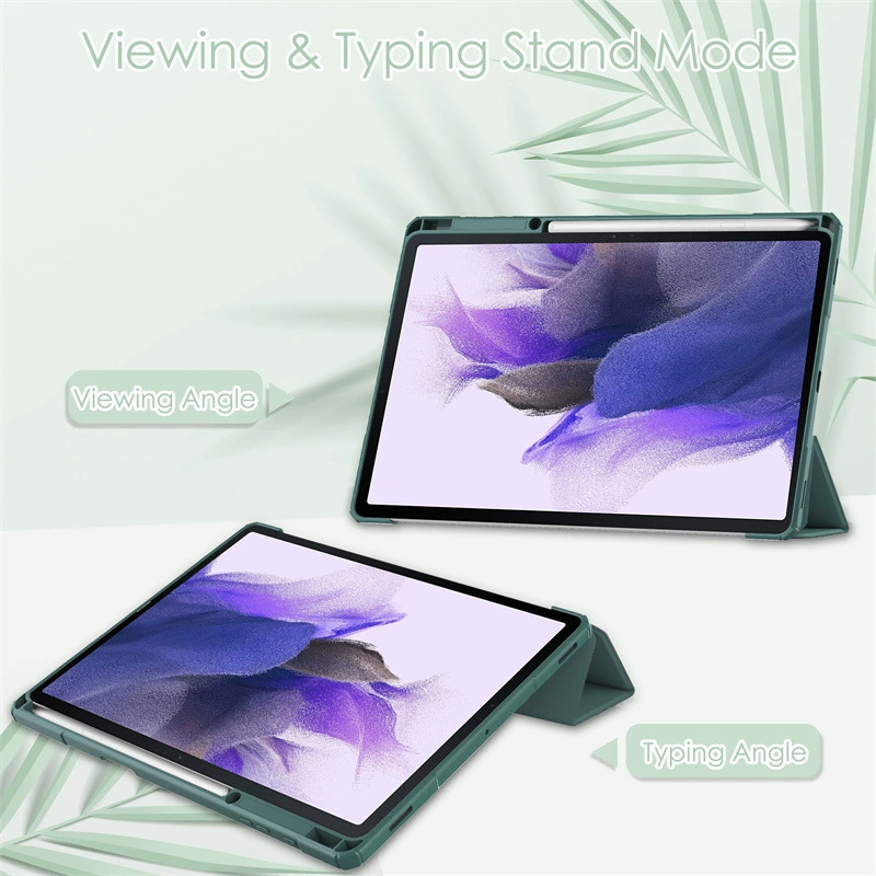 Защищённый кожаный чехол для планшета Samsung TAB S8 S7 T870 acrylic пенал противоскользящий плоский чехол S8PLUS с откидной крышкой