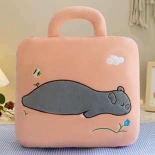 Car Blanket Quilt Dual-Purpose Office Nap Pillow Car Cushion Car Foldableing Pillow Two-In-One