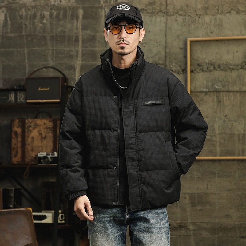 Короткая зимняя трендовая бархатная пуховик для любимого,oversize, утка вниз