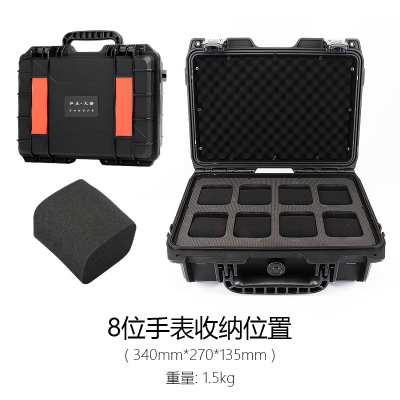 Caja de almacenamiento de reloj de gran capacidad transfronteriza caja de carro multi-especificación 20-bit 40-bit caja de exhibición de herramienta portátil protectora
