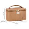 Cosmetic bag, polyurethane capacious travel bag, advanced handheld organizer bag, storage system, high-quality style, wholesale