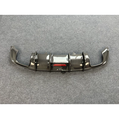 Suitable for 17-20 Models of Audi Big Surrounded - carbon-pattern-horizontal-light-rear-lip