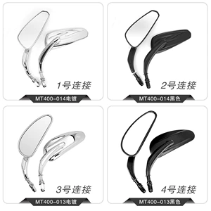 Suitable for Harley Xl883 Fat Boy Dyna Motorcycle Rearview Mirrors, Wholesale in Stock, Universal Motorcycle Reflectors