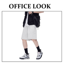 男式短裤夏季薄款宽松五分卫裤休闲潮牌裤子美式五分裤运动潮牌