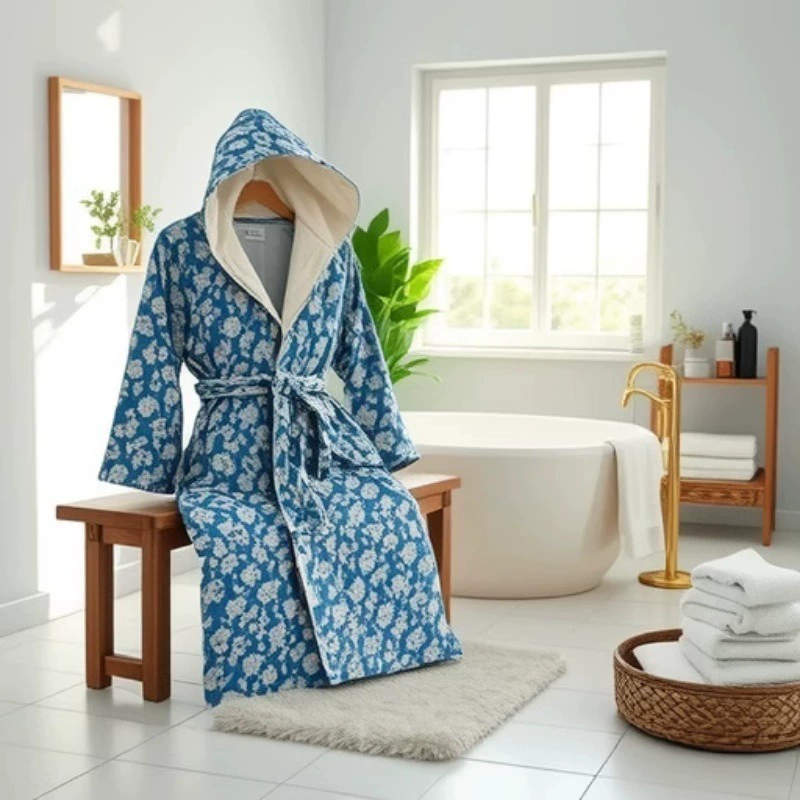 Занимаясь серфингом плащ напечатанный плащ плаща пляжа пляжного полотенца плавая напечатанный пляжем Быстросохнущий плащ