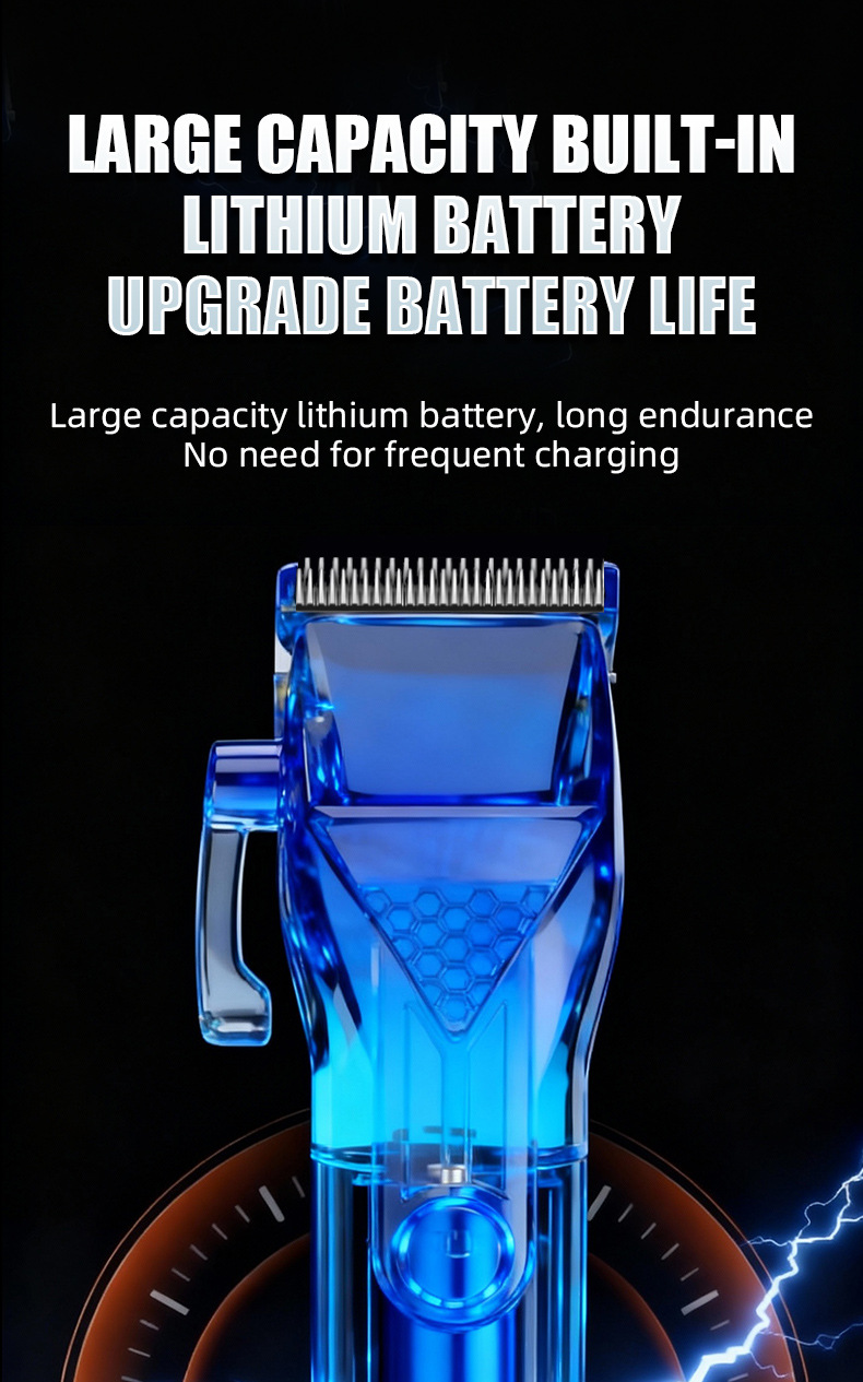 Professionel hårtrimmer med knive i rustfrit stål_voghion.com