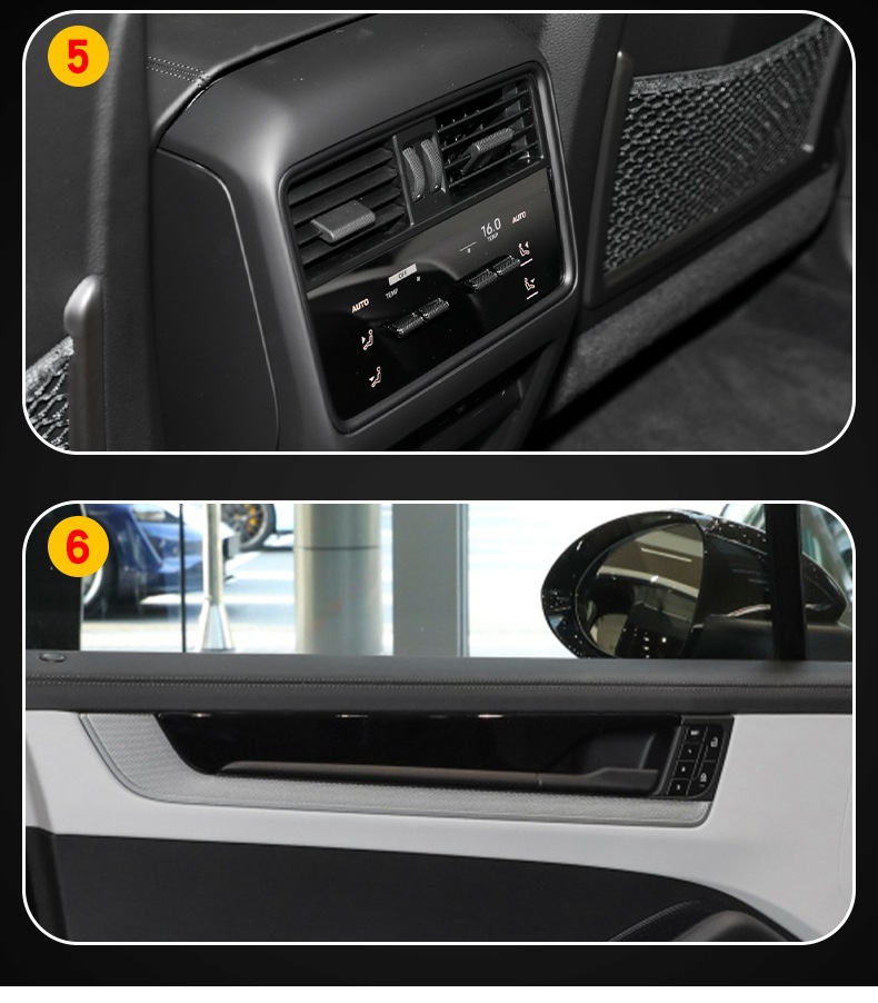 Suitable for 18-25 Porsche Cayenne S Special Screen Central Control Interior Car Modification Transparent High-Definition Film-Tpu