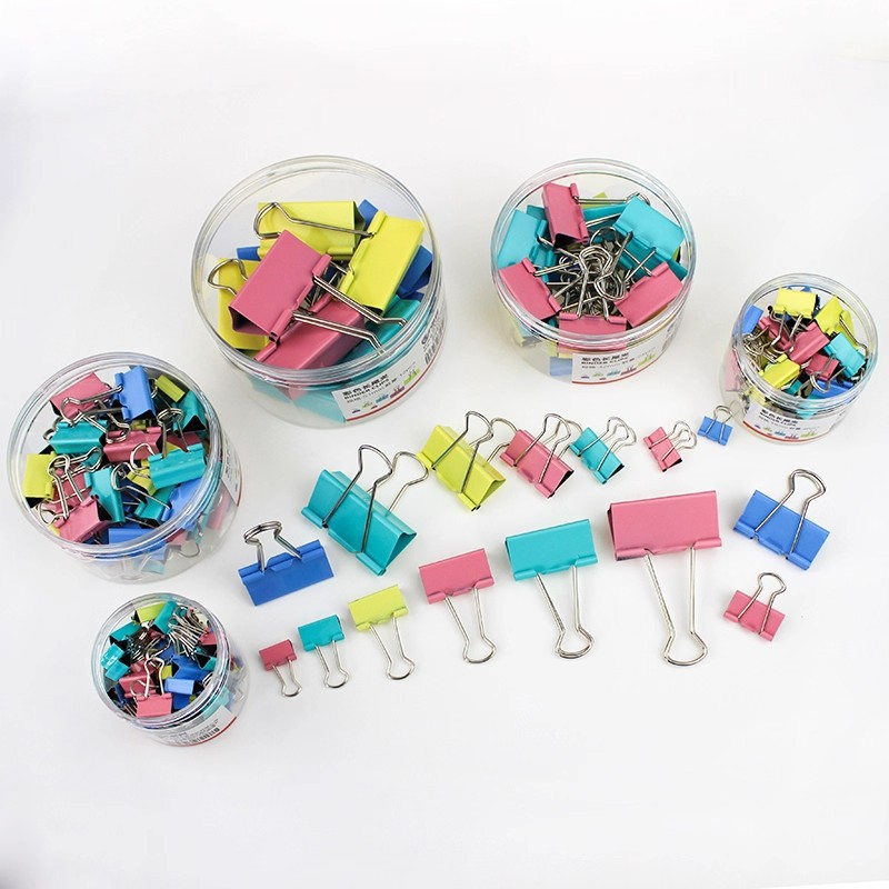 Clip de cola larga papelería Clip de cola de hierro