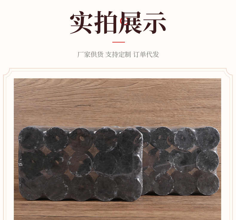 Smokeless Moxa Cones Ai Zhu for Warming Moxibustion Home and Studio Use 3.3 x 4.5 cm in use