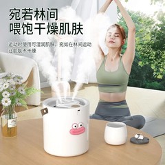漫画空気加湿器 3 スプリンクラー大霧量ホームベッドルームミュートクリエイティブアロマセラピーナイトライト水なし電源オフ