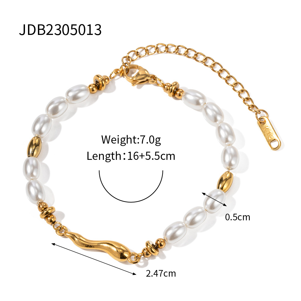 Jeding brazalete con hebilla de diamantes de imitación de acero inoxidable europeo y americano, joyería ligera de lujo de alta gama, joyería de acero de titanio para mujer que no se desvanece, transfronteriza image 15