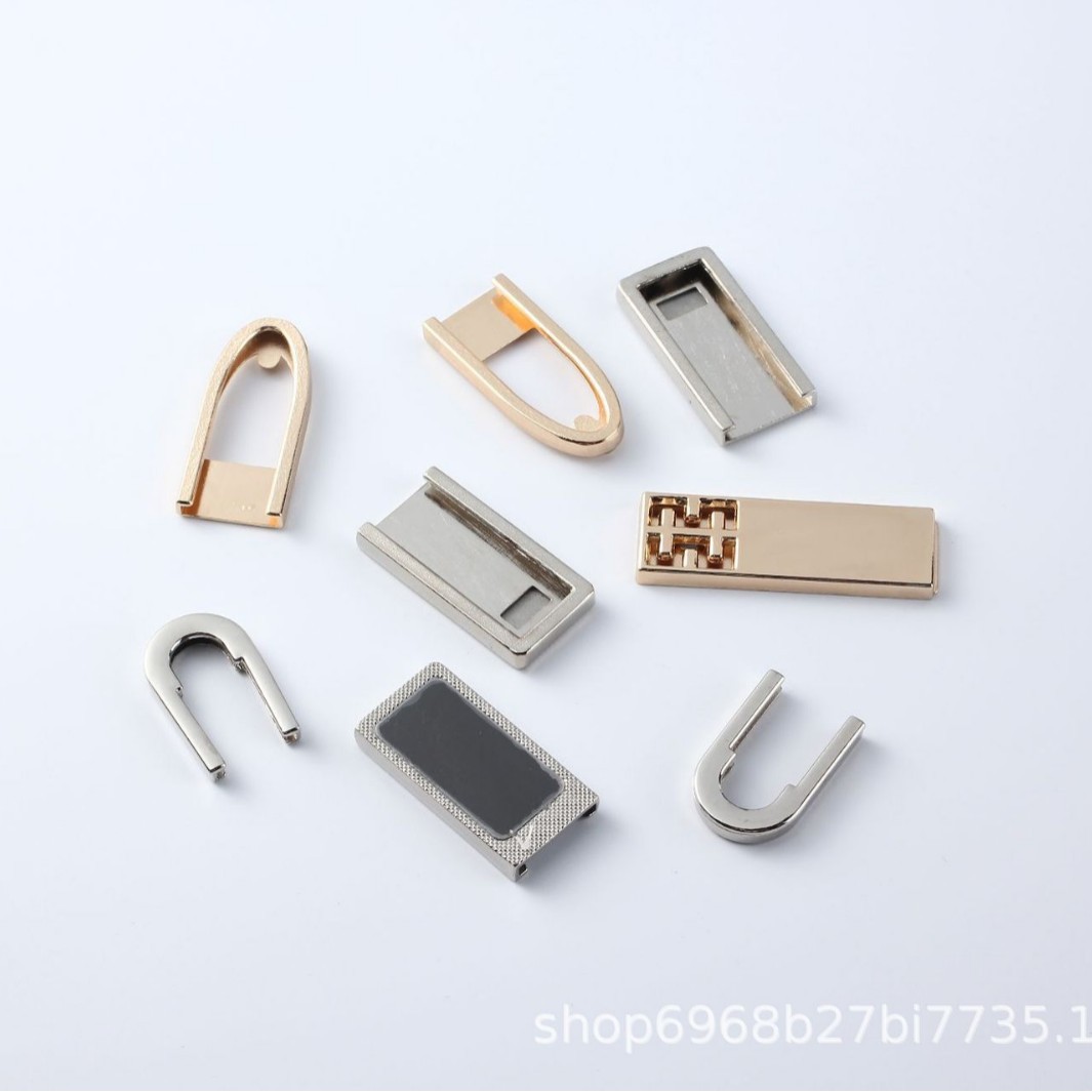 厂家批发锌合金装饰扣u型扣H扣箱包皮具笔记本五金配件扣具