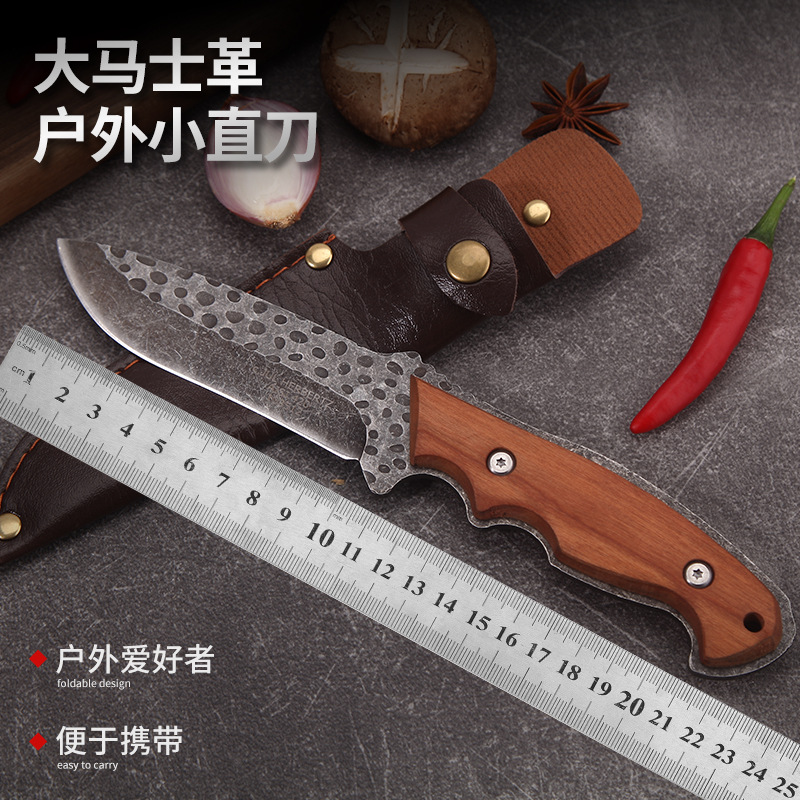 户外求生军刀高硬度防身随身刀具特战战术小直刀野营生存刀水果刀