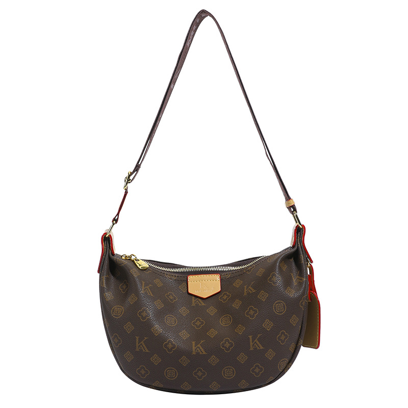 Modische Dumpling Umhängetasche Blumen Retro Schultertasche Damen_voghion.com