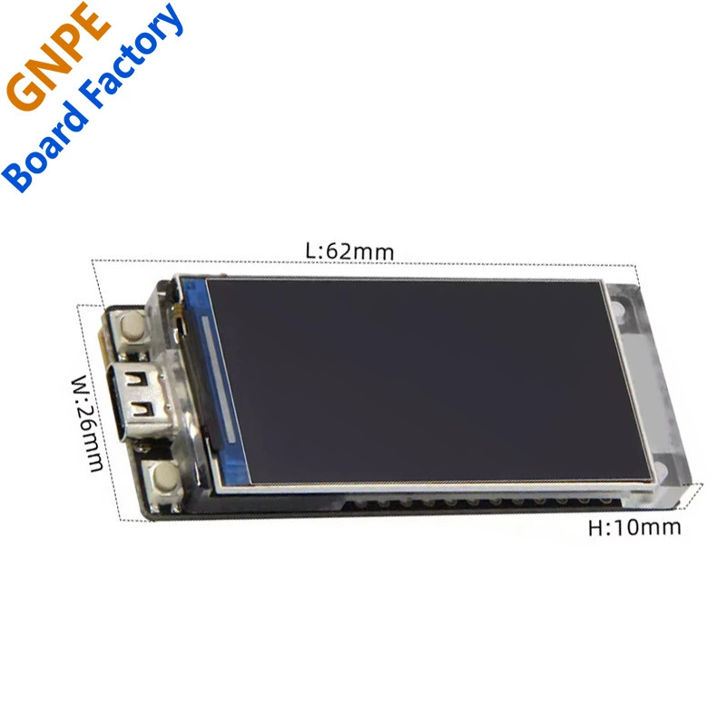 LCD-модуль 1,9 дюйма (T-Display-S3) ESP32-S3R8, опция тачпада, кейс серый/чёрный