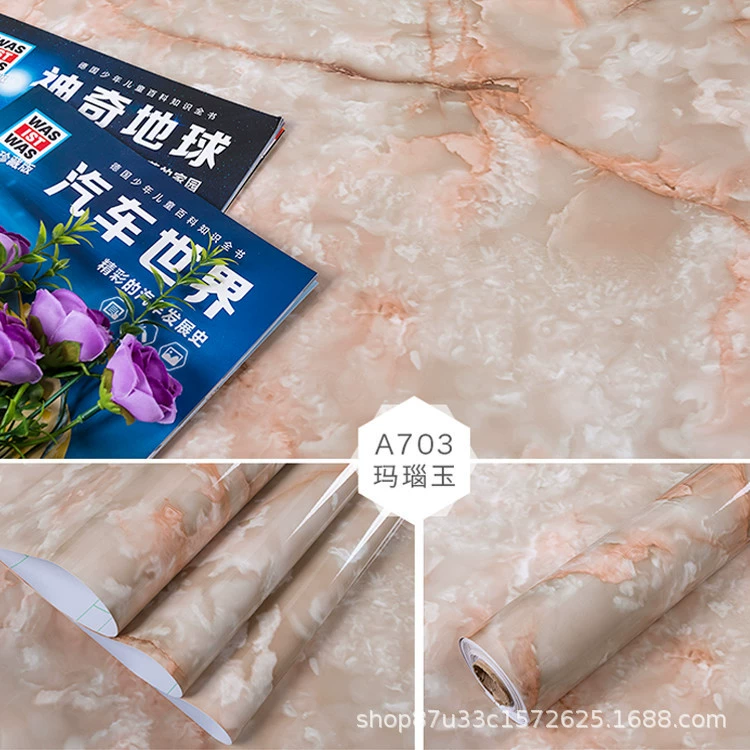 Marble patch, table sticker, self-adhesive cooker, waterproof wallpapers on wall