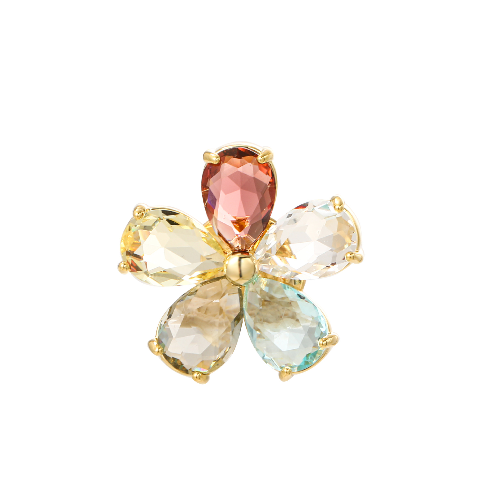 Elegante Flor Mariposa Cobre Mujeres Broches display picture 6