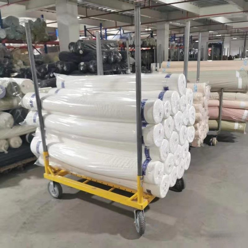 布料仓库手推车拉货推车面料拉布推车车周转车面料