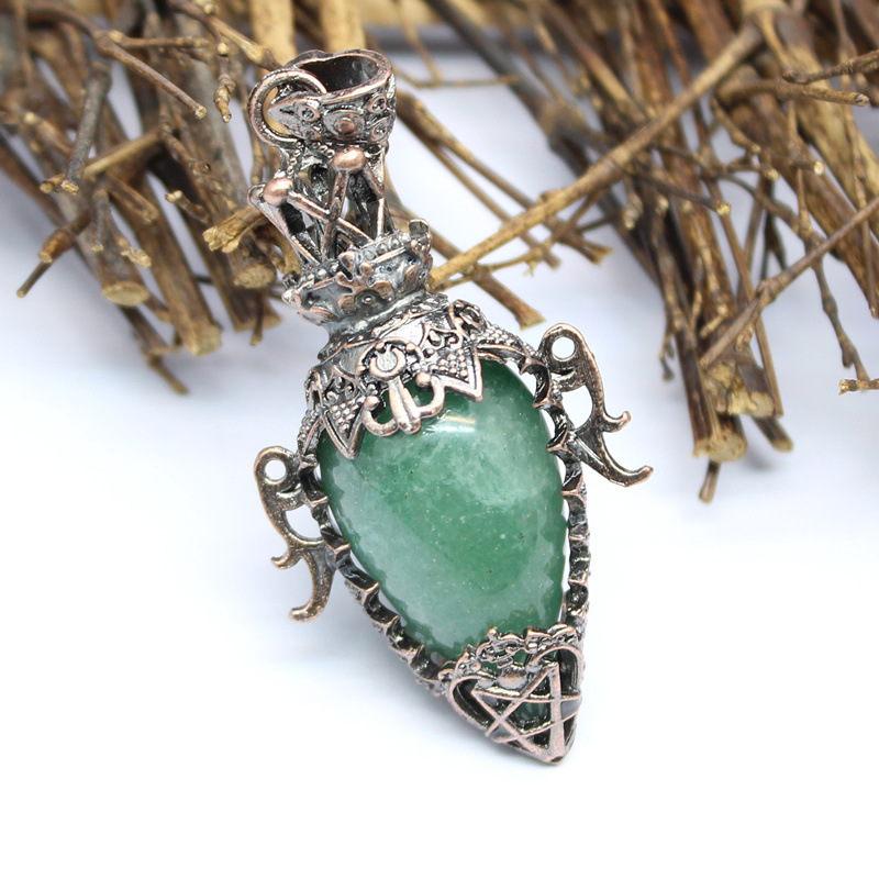 32g Weight Pendant Jewelry Making Type DIY Jewelry Accessories Classification 1 Piece Quantity natural stone Material Geometric Pattern Plating Design Vacation, Simple Style Style 1 Piece Natural Stone Geometric Pendant 12