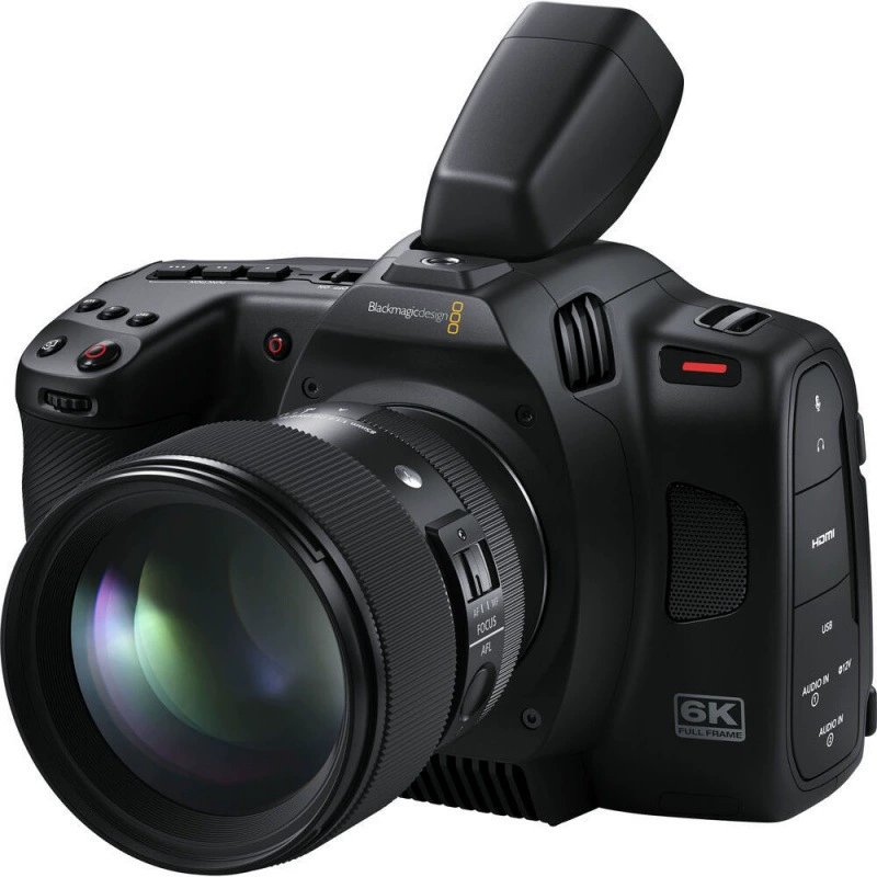 Цифровая кинокамера (Blackmagic) BMPCC 6K Pro — варианты BMPCC4K / 6K G2, захват RAW, компактная