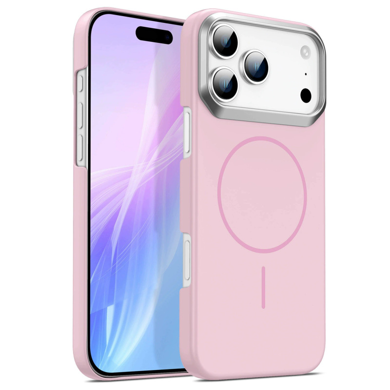适用iphone17PROMAX金甲PC磁吸手机壳苹果16肤感磨砂15防摔保护套|undefined