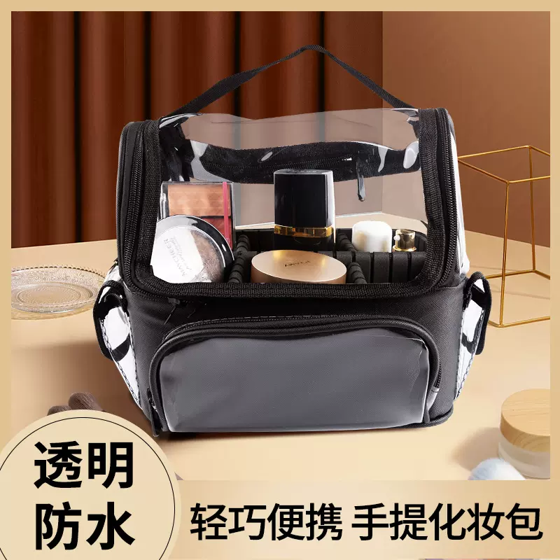 pu化妆包便携旅行防水洗漱包化妆包大容量高颜值手拎收纳包批发