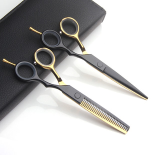F200 tail nail foreign trade barber scissors set flat shear teeth scissors cross-border best selling hairdressing scissors manufacturers wholesale