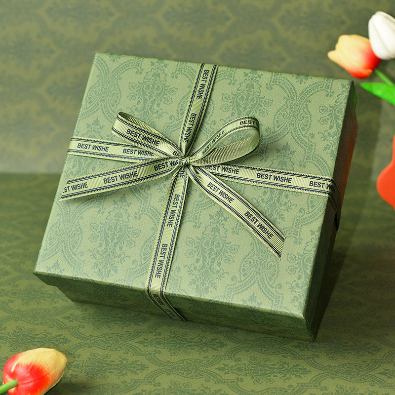 Teacher's Day Gift Box, Birthday Gift Box, Lipstick Perfume Packaging Box, Empty Gift Box, Companion Gift Box, Gift Box, Silk Flower