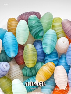 18x10mm�Ჴ����ɫ��̥����y�헗��������ɢ�鴮��diy�ֹ�����