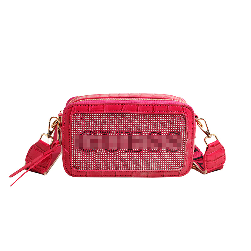 Crocodile transfronterizo con diamantes bolsos de letras universales bolsos de hombro de moda europeas y estadounidenses al por mayor bolsos de tendencia de mujer