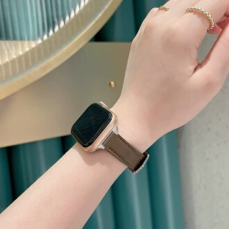 [新款适用苹果iwatch超纤耐磨表带现货批发男女applewatch苹果表带]