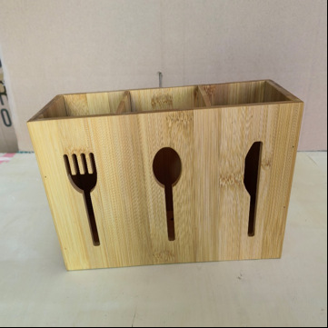 Organizador de Cubiertos de Bambú Multifuncional para Cocina image 13
