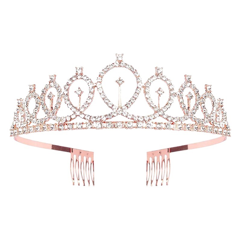 Diadema de fiesta de corona de cumpleaños de aleación transfronteriza Diadema de diadema de tocado europeo y americano BirthdayGirl Queen