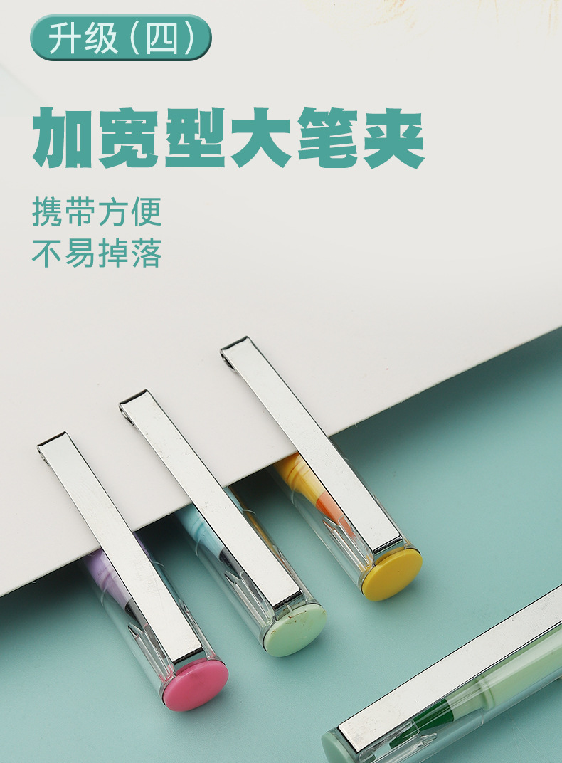 跨境彩色永恒铅笔12色可擦正姿彩铅儿童彩色笔不用削学生绘画铅笔详情10