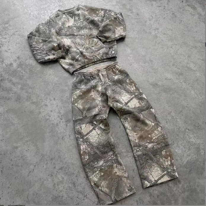 라운드넥 슈트(탑과 바지)