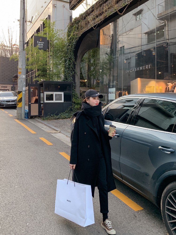 Stylish Mid-length Coat