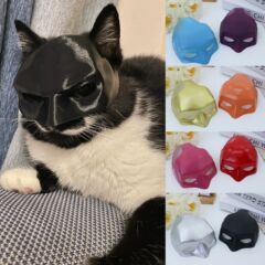 アマゾン3dプリント猫cosアベンジャーズバットマンマスク猫猫頭飾りクリエイティブペット趣味玩具
