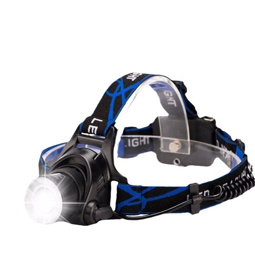 Cross-border Bestselling V9 Strong Headlamp with Adjustable Focus High-Intensity T6 LED Headlight, Lithium Battery Waterproof Headlamp
