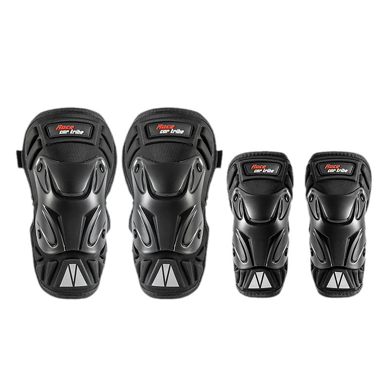 Motocicleta bicicleta montando equipo de protección rodillera codo almohadilla de cuatro piezas fuera de la carretera resistente a la caída suministros de equitación