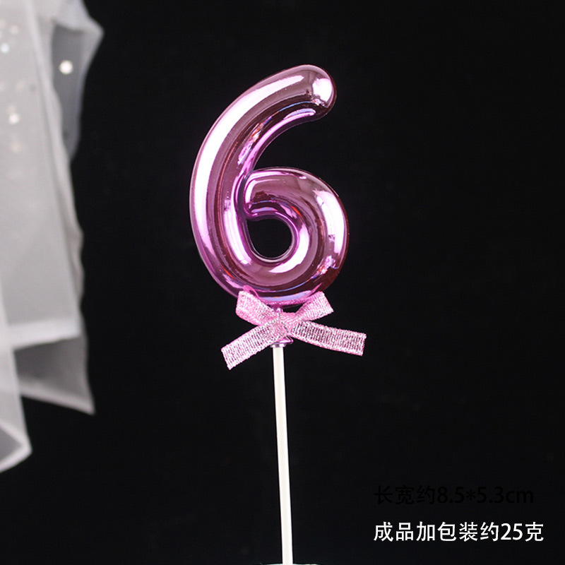 Decoración digital para pasteles 0-9, 3D oro/rosa, inserto para cumpleaños – Mayorista de Yiwu image 57