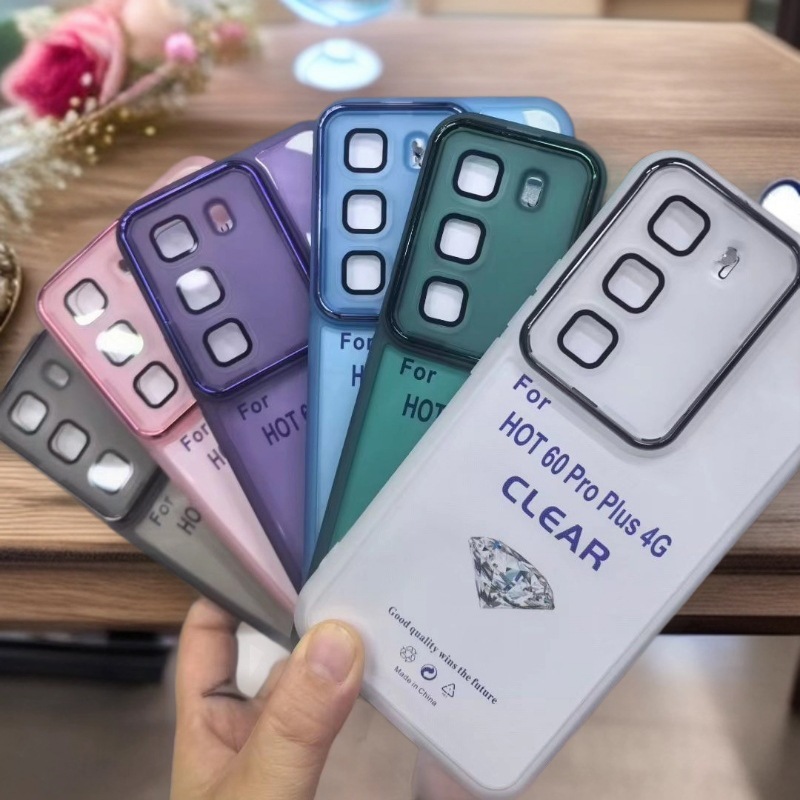 外贸适用传音InfinixHOT60Pro手机壳SPARK40C全包镜头膜HOT60软壳|undefined