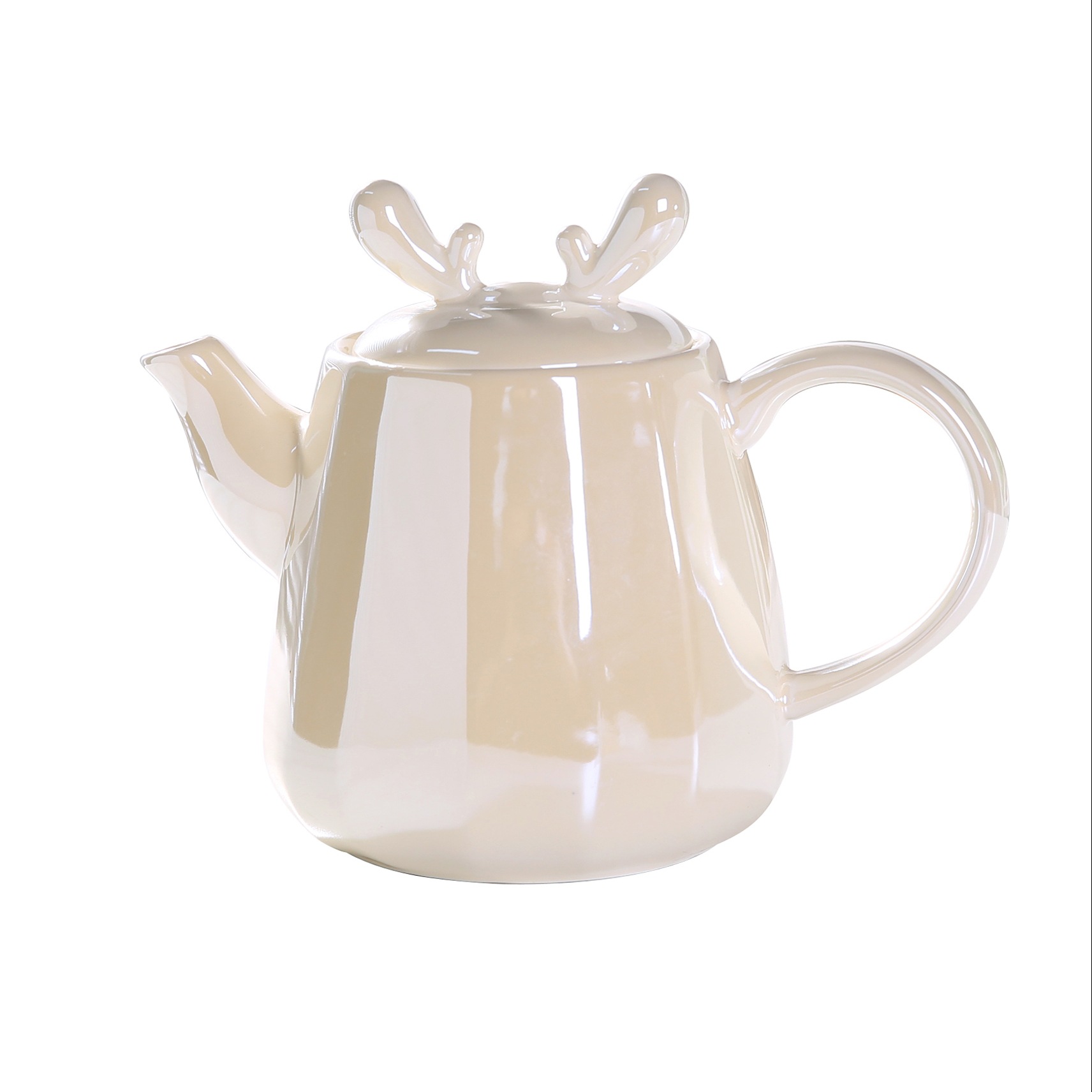 Juego de agua de alto color de esmalte de perlas de lujo ligero traje botella de agua fría para el hogar combinación simple juego de té de flores con bandeja de taza de agua