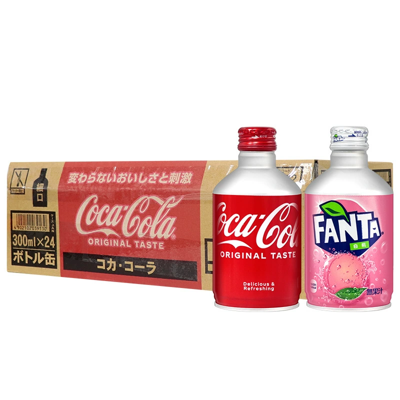Газированный напиток (Fanta Coca-Cola) 300 мл, импортный алюминиевый флакон — ассорти