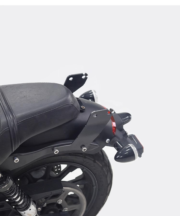 Muscle car Wolf applicable Yi riding V8 multi-function folding backrest adjustable backrest modified tail shelf tail